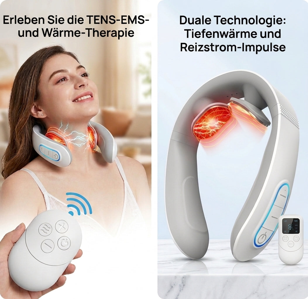NECURA – Massagegerät mit Wärmefunktion