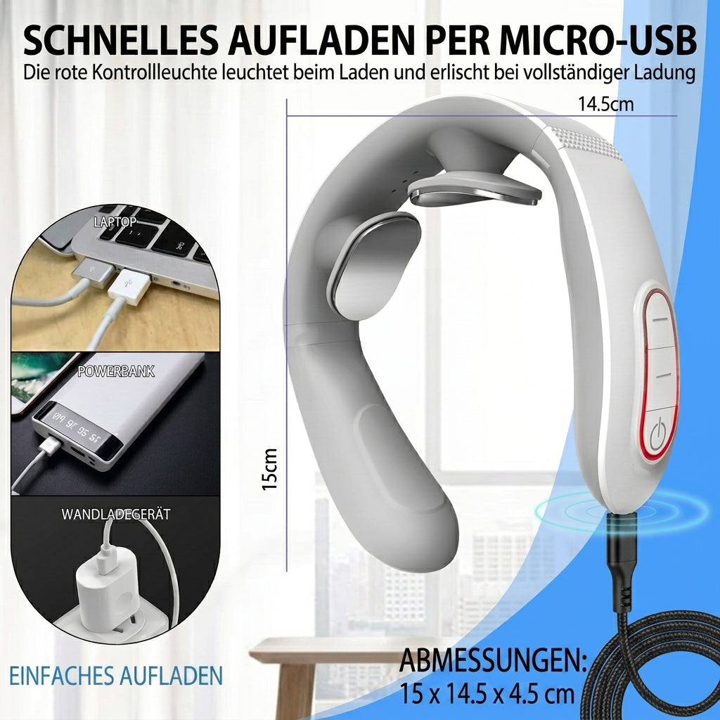 NECURA – Massagegerät mit Wärmefunktion