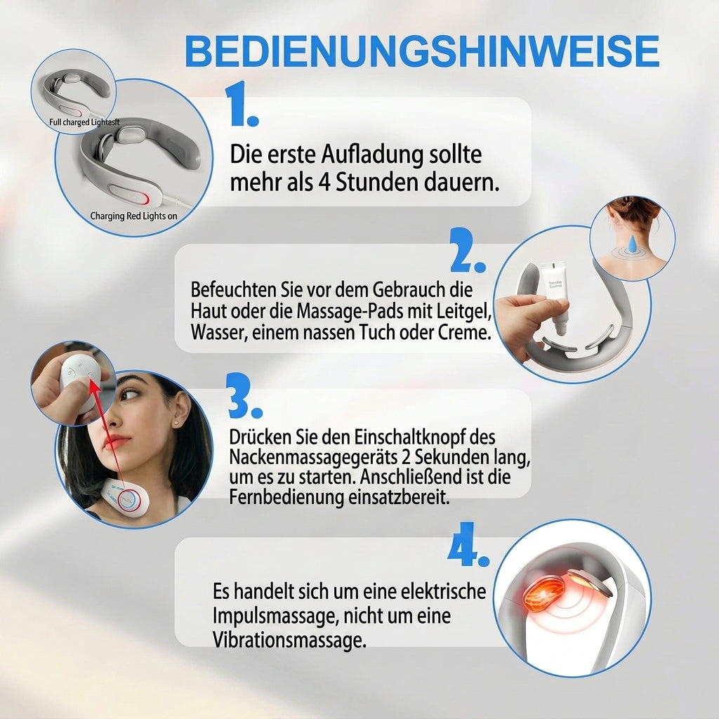 NECURA – Massagegerät mit Wärmefunktion